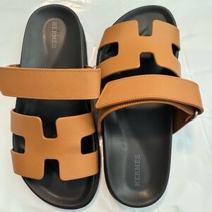 Hermès Tan Sandals